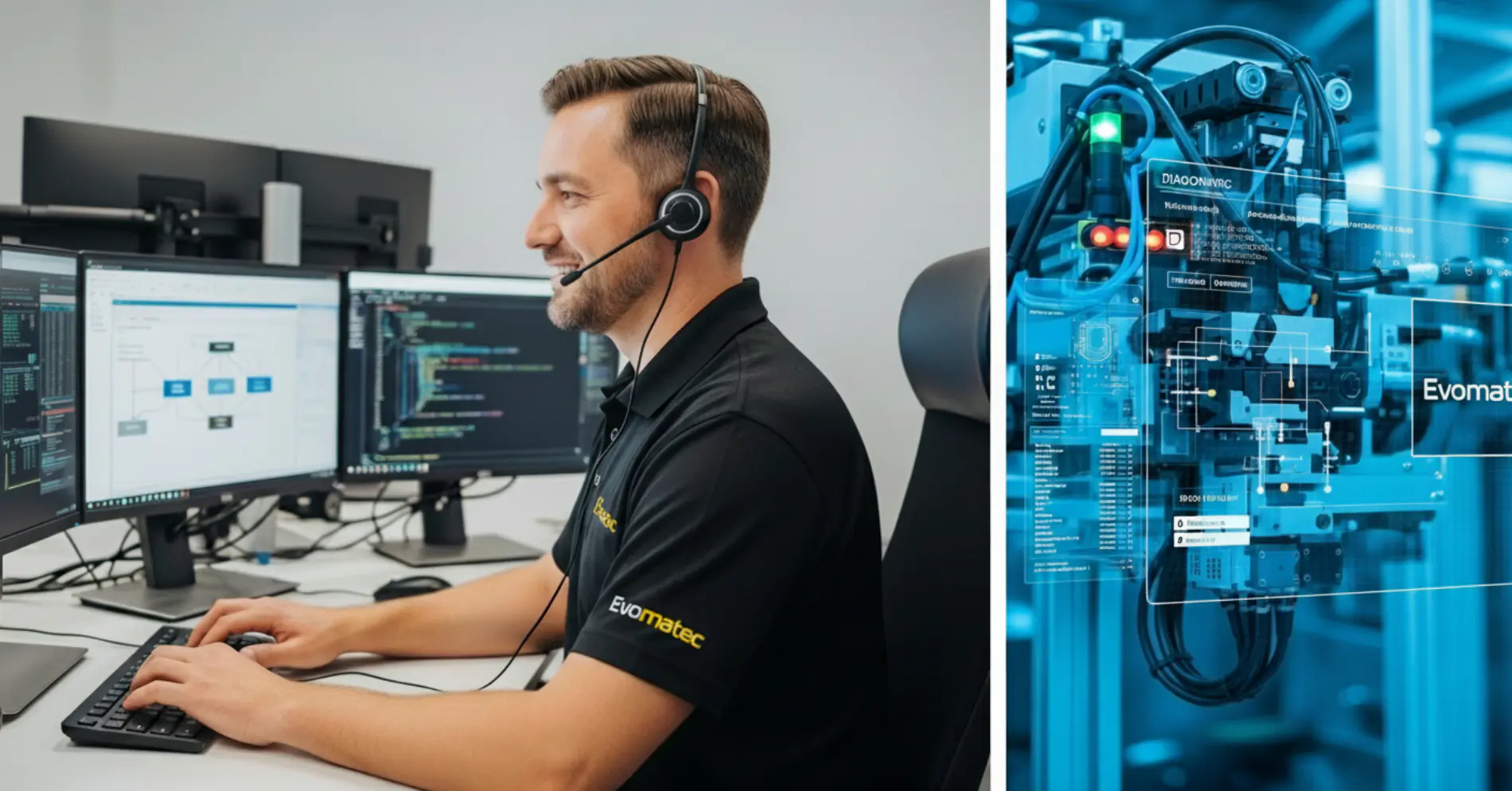 SERVIÇO DE SUPORTE TÉCNICO AO CLIENTE & MANUTENÇÃO REMOTA DE MÁQUINAS