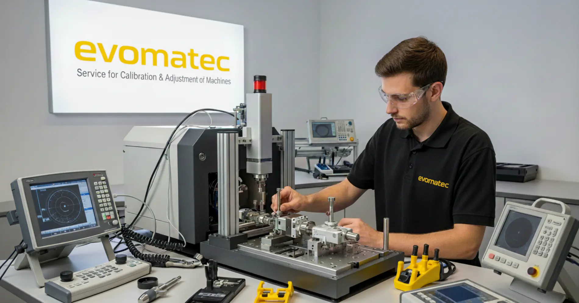 SERVIÇO DE CALIBRAÇÃO & AJUSTE DE MÁQUINAS – EVOMATEC