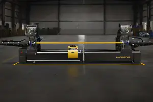 SERRA DE DUPLA ESQUADRIA AUTOMÁTICA PARA MADEIRA EVOG VRH