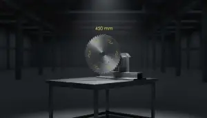 شفرة منشار دائري لقطاعات الألمنيوم بقطر Ø 450 MM EVO SAW A450