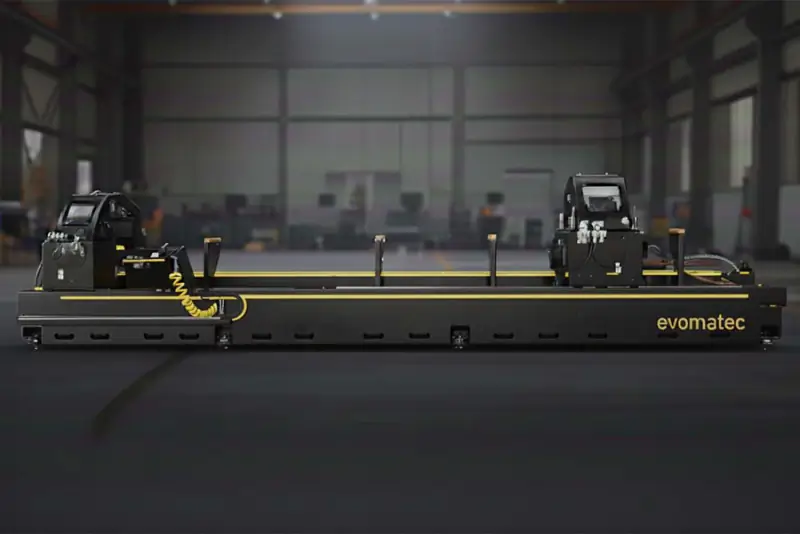 AUTOMATISCHE DOPPELGEHRUNGSSÄGE FÜR ALUMINIUMPROFILE EVOG X