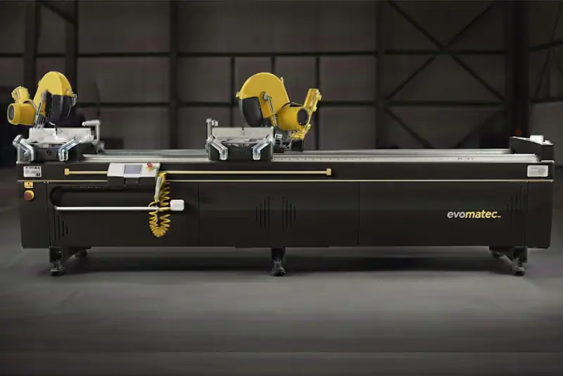 DOPPELGEHRUNGSSÄGE FÜR ALUMINIUMPROFILE EVOG IIA